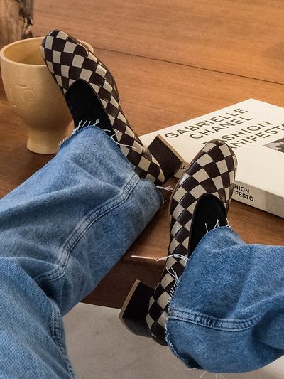 HYOON BENNETT MID HEEL WINE