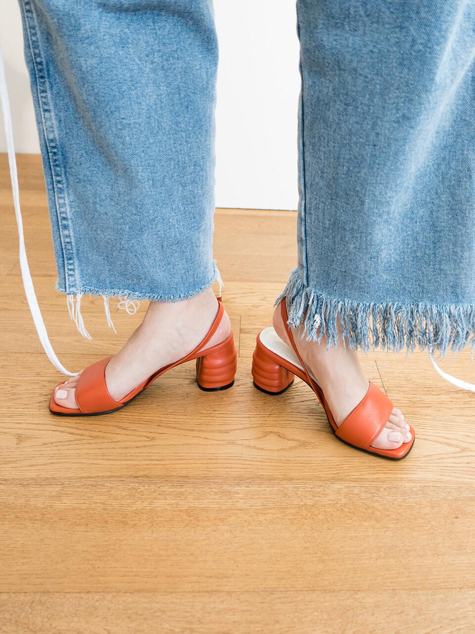 HYOON Exclusive_HN061 - Mou Slingback Sandal_Orange
