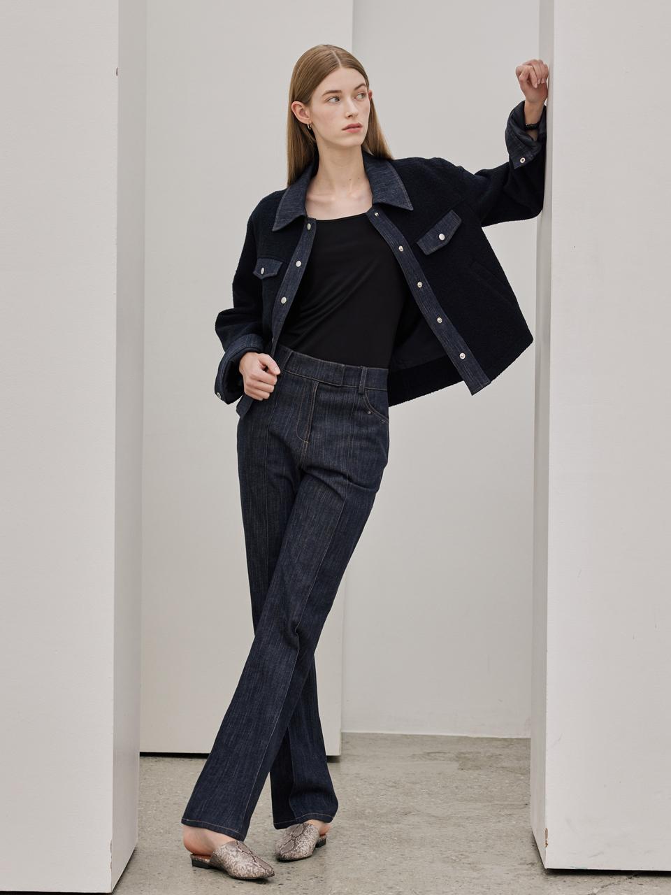 hyyk Non-Faded Jeans - Navy