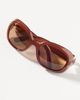 I-SEA Oversized Wrapped Circle Sunglasses - 1