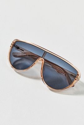 I-SEA Summer Oversized Shield Aviator Sunglasses
