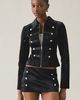 I.AM.GIA I. AM. GIA. Idalia Slim Button Detail Military Jacket in Black, Women's at Urban Outfitters - 5