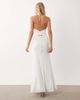 I.AM.GIA I.AM.GIA Astraea slinky square halterneck studded side detail low back fishtail hem maxi dress in white - 2