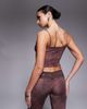 I.AM.GIA I.AM.GIA Beau double lace trim cami top in brown snake print - part of a set - 4