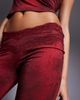 I.AM.GIA I.AM.GIA Beau lace trim v front flared pants in red print - part of a set - 3