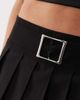 I.AM.GIA I.AM.GIA Charmi buckle detail pleated ultra mini skort in black - 4