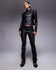I.AM.GIA I.AM.GIA Kendrix leather look lace-up detail pants in black - part of a set - 1