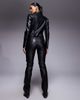 I.AM.GIA I.AM.GIA Kendrix leather look lace-up detail pants in black - part of a set - 2