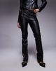 I.AM.GIA I.AM.GIA Kendrix leather look lace-up detail pants in black - part of a set - 3