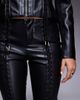 I.AM.GIA I.AM.GIA Kendrix leather look lace-up detail pants in black - part of a set - 4