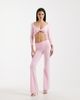 I.AM.GIA I.AM.GIA Morgana super soft fine knit bow front long sleeve crop top in baby pink - part of a set - 4