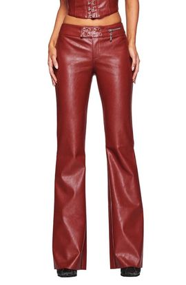 I.AM.GIA I.AM.GIA Reika Faux Leather Flare Pants