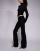 I.AM.GIA I.AM.GIA Sharah oversized buckle detail flare pants in black - 2