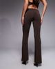 I.AM.GIA I.AM.GIA Siofra metal hardware drape belt detail flare pants in brown - part of a set - 2