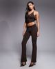 I.AM.GIA I.AM.GIA Siofra metal hardware drape detail cropped cami top in brown - part of a set - 4