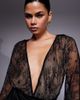 I.AM.GIA I.AM.GIA Stevie lace deep plunge flute sleeve top in black - part of a set - 4