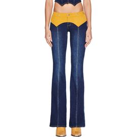 I.AM.GIA I.AM.GIA Tommie Mixed Media Flare Leg Jeans