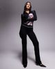I.AM.GIA I.AM.GIA x Fafi Blare Fafinettes heart diamante logo detail flare track pants in black - part of a set - 1