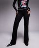 I.AM.GIA I.AM.GIA x Fafi Blare Fafinettes heart diamante logo detail flare track pants in black - part of a set - 3