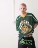 ICECREAM ICECREAM cherry applique football jersey in green - 3