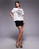 ICECREAM ICECREAM cherry print ringer T-shirt in white - 4