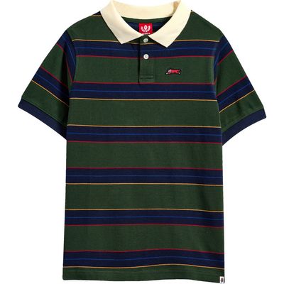 ICECREAM ICECREAM Kids' Waterside Stripe Cotton Piqué Polo