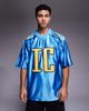 ICECREAM ICECREAM logo football jersey in blue - 1