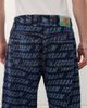 ICECREAM ICECREAM monogram straight leg denim jeans in mid wash blue - part of a set - 4