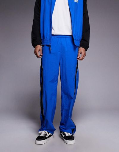 ICECREAM ICECREAM soft serve track pants in blue and black - part of a set-Multi