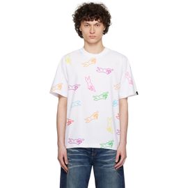 ICECREAM ICECREAM White All-Over Running Dog T-shirt