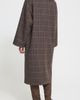 ICHI ICHI Checked Longline Coat - 2