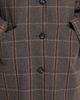 ICHI ICHI Checked Longline Coat - 3