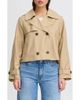 ICHI ICHI Cropped Trench Coat - 1