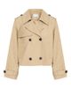 ICHI ICHI Cropped Trench Coat - 3