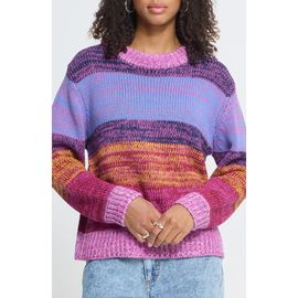 ICHI ICHI Ihalinea Striped Crewneck Sweater