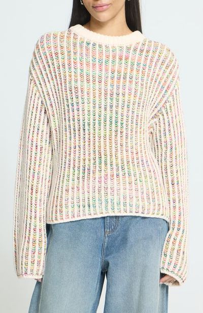 ICHI ICHI Ihanila Rib Crewneck Sweater