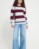 ICHI ICHI Ihedeen Striped Crew Neck Sweater - 3