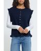 ICHI ICHI Ihprovoke Ruffled Sweater Vest - 1