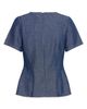 ICHI ICHI Ihtulle Denim Peplum Top - 3