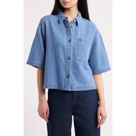 ICHI ICHI Isalia Broken Denim Shirt