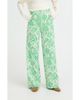 ICHI ICHI Kate Print Straight Leg Pants - 1
