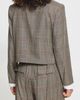 ICHI ICHI Plaid Cropped Blazer - 2