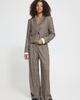 ICHI ICHI Plaid Cropped Blazer - 3