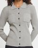 ICHI ICHI Rib Polo Cardigan - 1