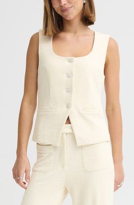 ICHI ICHI Ribbed Vest