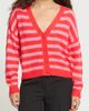 ICHI ICHI Striped V-Neck Cardigan - 1