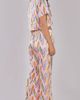 iCollection iCollection Classic Satin Crop Pajama Set - 2