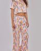 iCollection iCollection Classic Satin Crop Pajama Set - 3