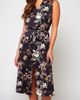 iCollection iCollection Floral Print Stretch Satin Dress - 1