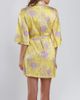 iCollection iCollection Floral Printed Satin Robe - 2